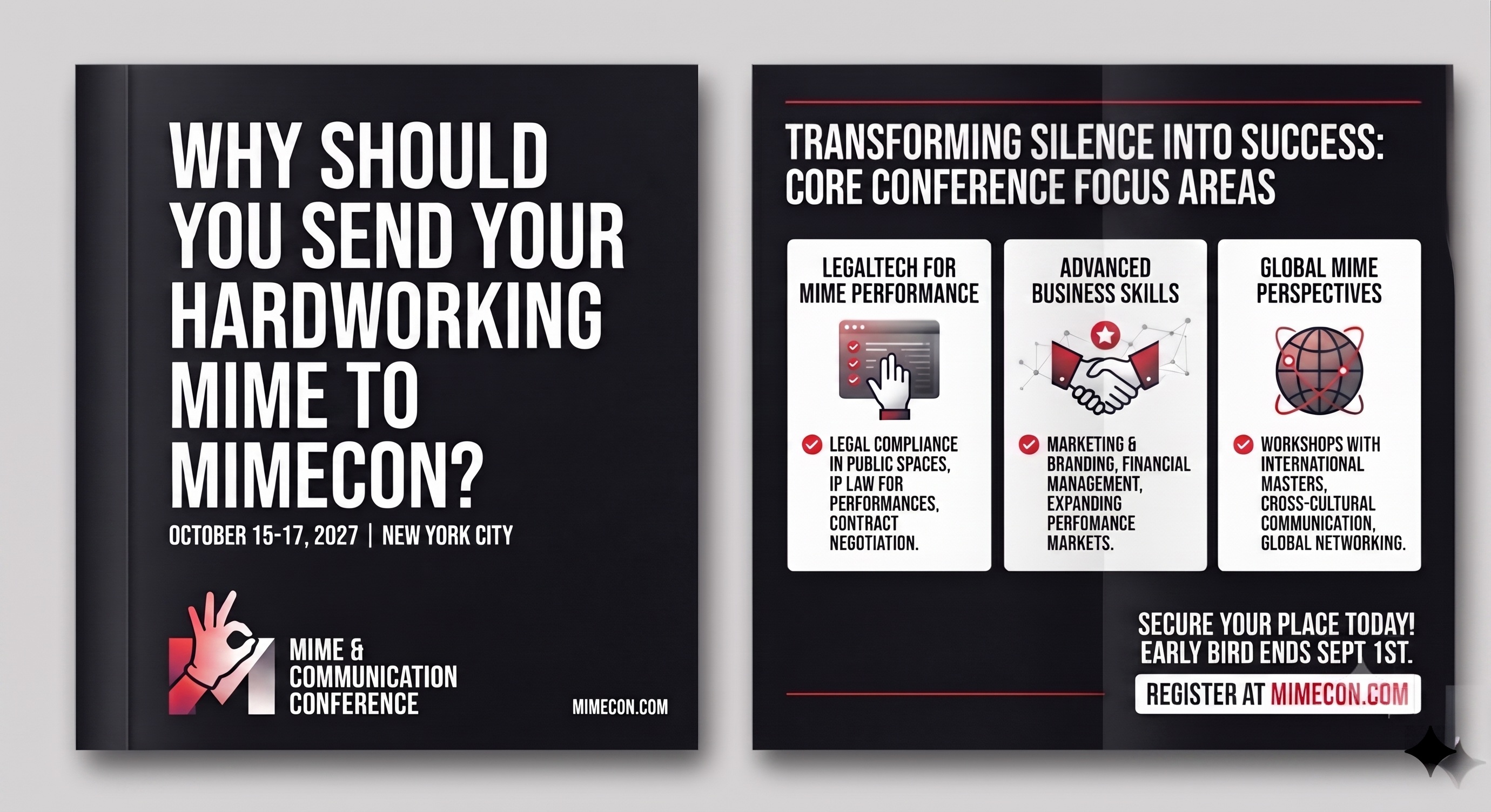 Why Should You Send Your Hardworking Mime Brochure